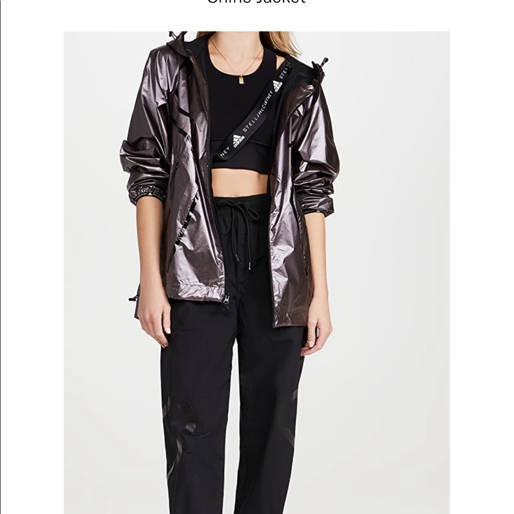 Stella McCartney x Adidas shine jacket truepace hazros black NWT XS
